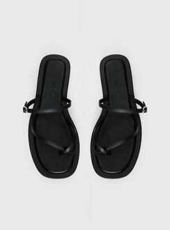 Riki Mini Belt Sandals Black