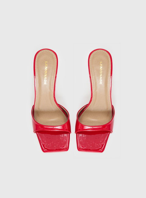 Caroline Heels Red