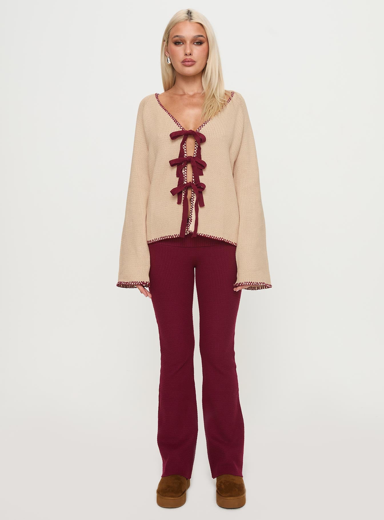 Kiss Goodbye Knit Cardigan Multi | Princess Polly