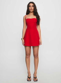 Easy To Love Mini Dress Red