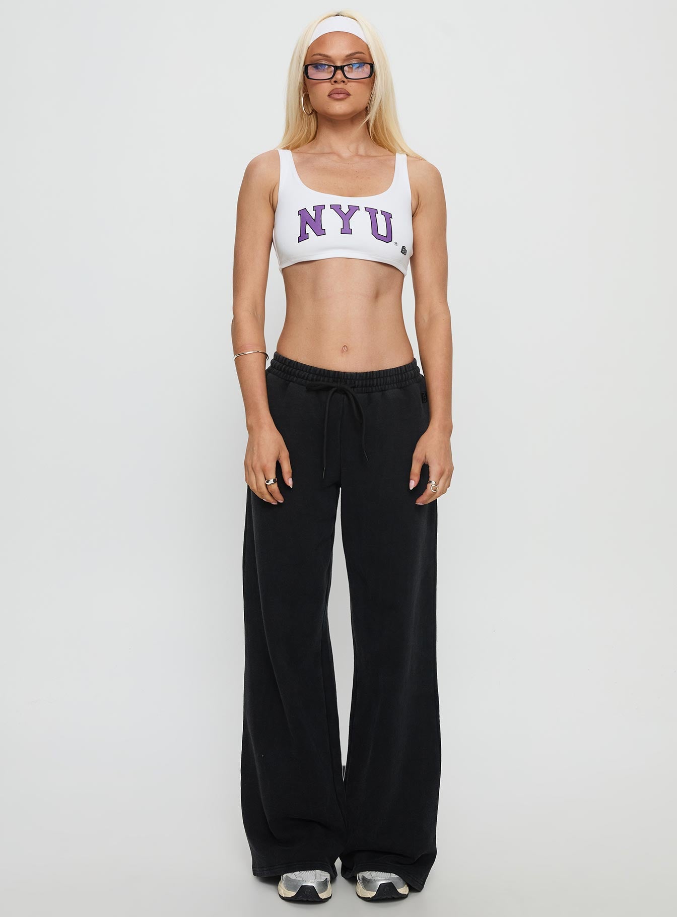 NYU Scoopneck Tank Top White