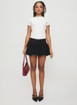 product Mersale Bubble Hem Mini Skirt Black Princess Polly  Mini Skirts 