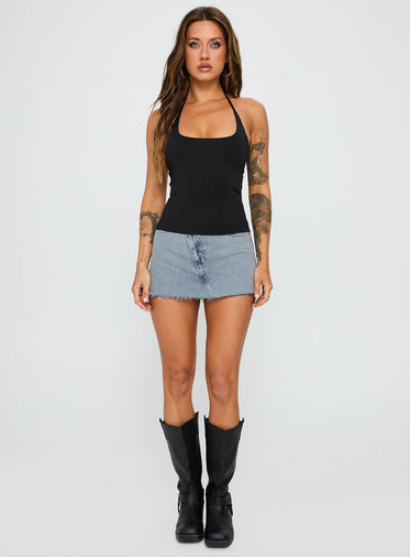 Ezekiel Nylon Top Black