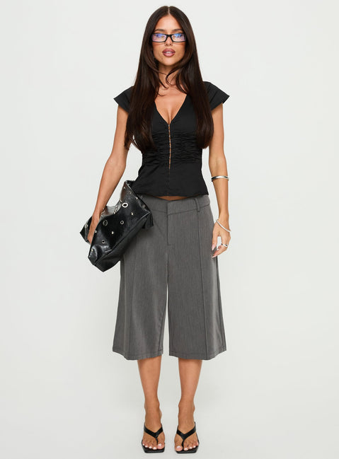 Indulgence Corset Top Black