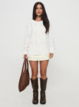Anaya Oversized Sweater White