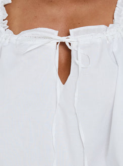 Swing Mini Dress White