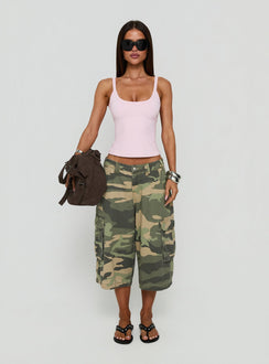 Kasper Cinched Tank Top Marshmallow Pink