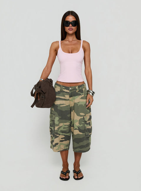 Kasper Cinched Tank Top Marshmallow Pink