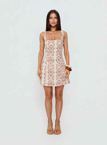 strapless open back dress Longitude Women's Gilded Garden Empire Princess Seam Long Torso Swim Dress with Hardware