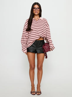 Rebels Jersey Burgundy Blush Stripe