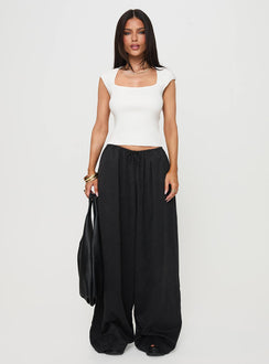 Bungala Oversized Relaxed Pants Black Tall