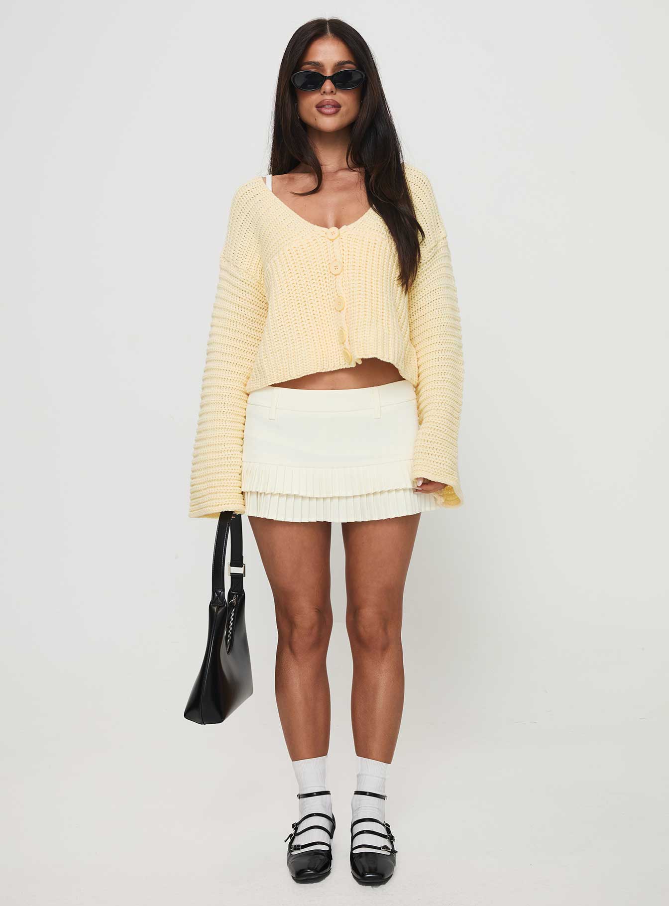 Artha Cardigan Lemon | Princess Polly