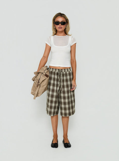 In Time Layered Top White