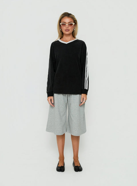 All Stars Long Sleeve Top Washed Noir