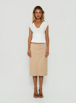 Sommerset Cowl Neck Top White