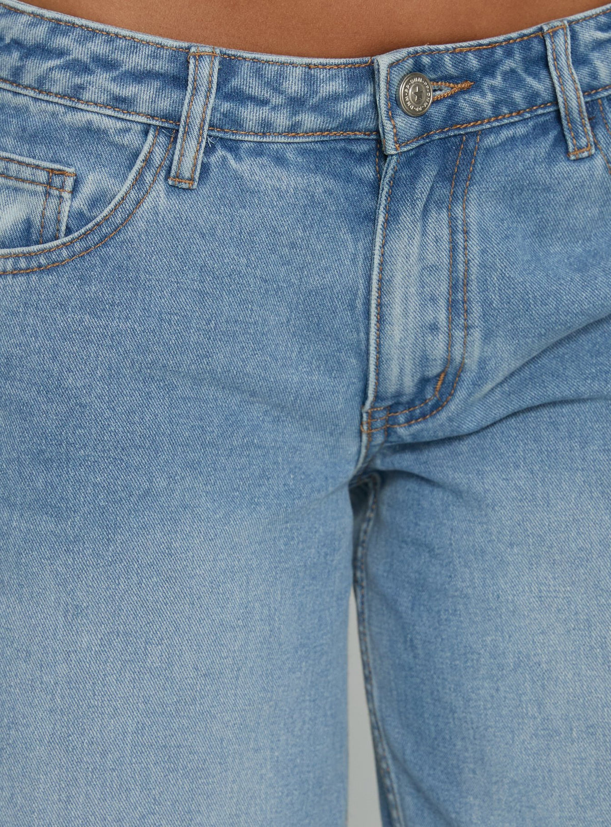 Ramos Low Rise Denim Jeans Bright Blue Wash Petite