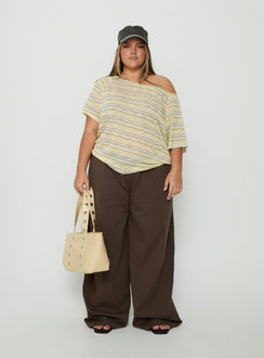 Icon Baby Off Shoulder Top Stripe Curve