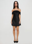 Adoration Mini Dress Black Petite