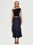 The Charmaine Maxi Skirt Navy