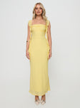 Lanai Maxi Dress Lemon