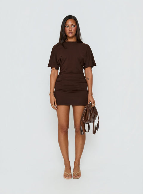 brown ruched shirt dress Reveka Wrap Ruched Shirt Dress, Camel – Jolie Moi Retail