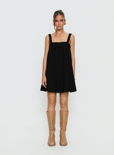 hendrie lace mini dress black Tuckernuck Black Mini Delaney Dress Black / XXXL main image 1