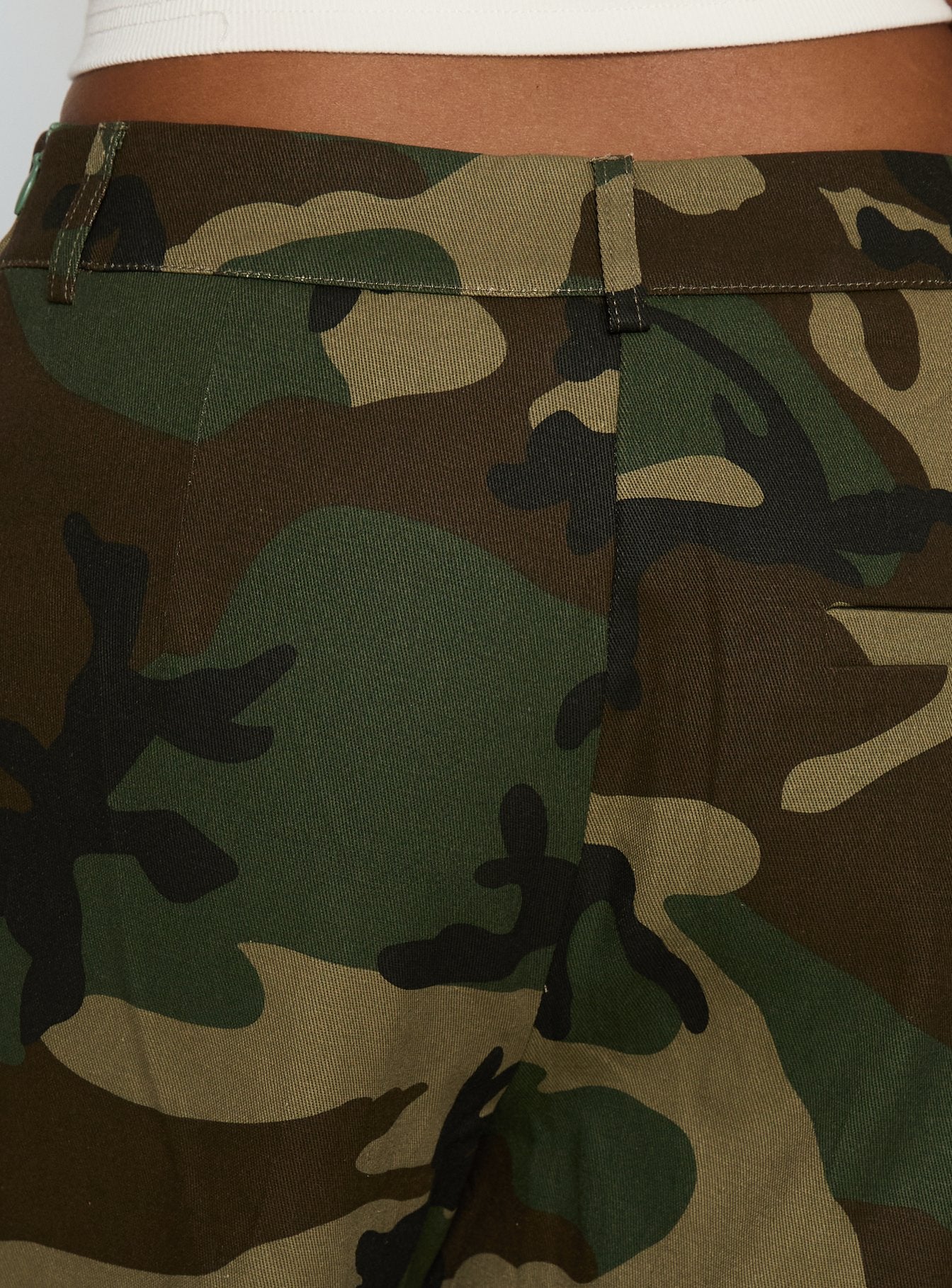 Vancer Longline Cargo Shorts Camo