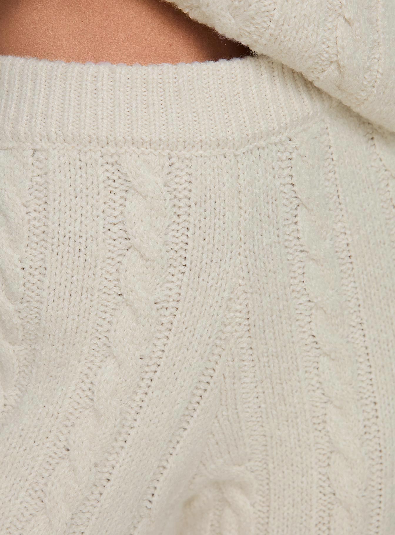 product Princess Polly Sharif Cable Knit Sweater Beige regular 