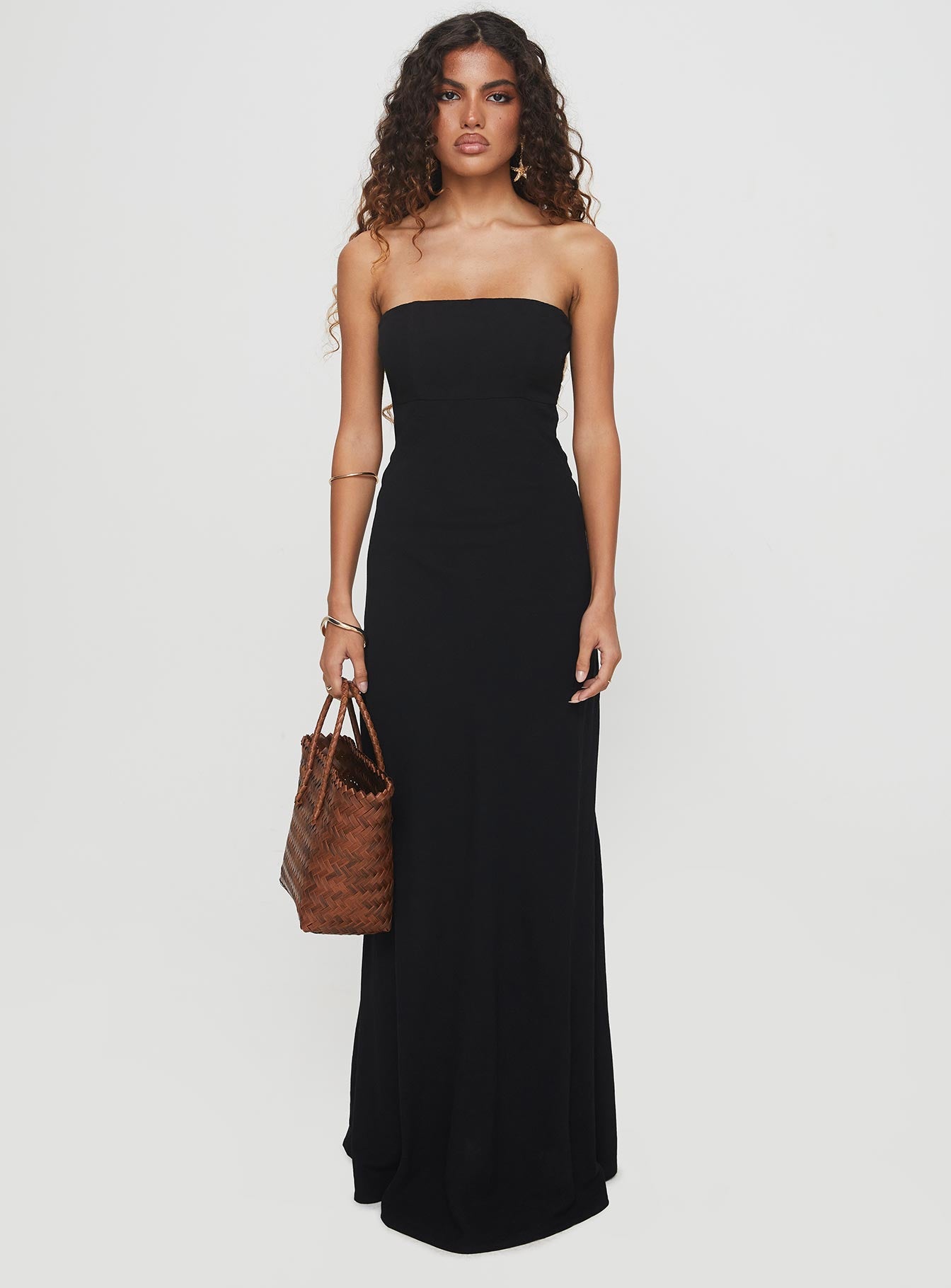Yahir Strapless Maxi Dress Black | Princess Polly Yahir Strapless Maxi Dress Black | Princess Polly