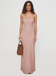 Rianne Maxi Dress Pink Stripe