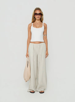 Lunea Concealed Waistband Pants Pinstripe