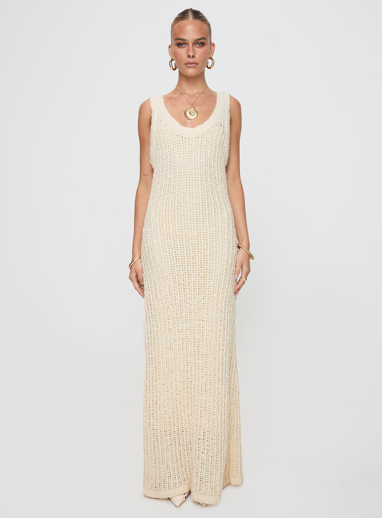 Andiamo Maxi Dress Cream