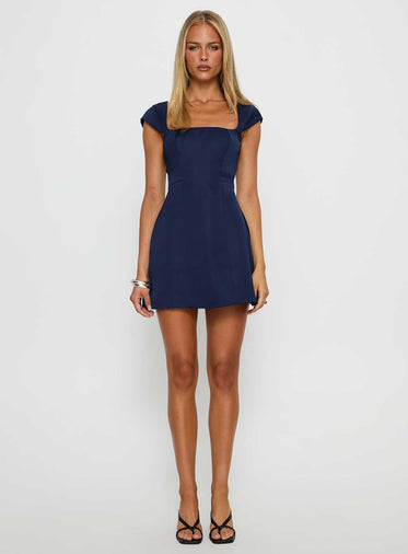 Mariza Mini Dress Navy