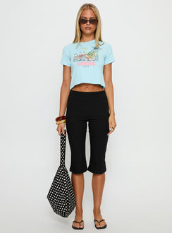 Love From Sorrento Graphic Top Blue