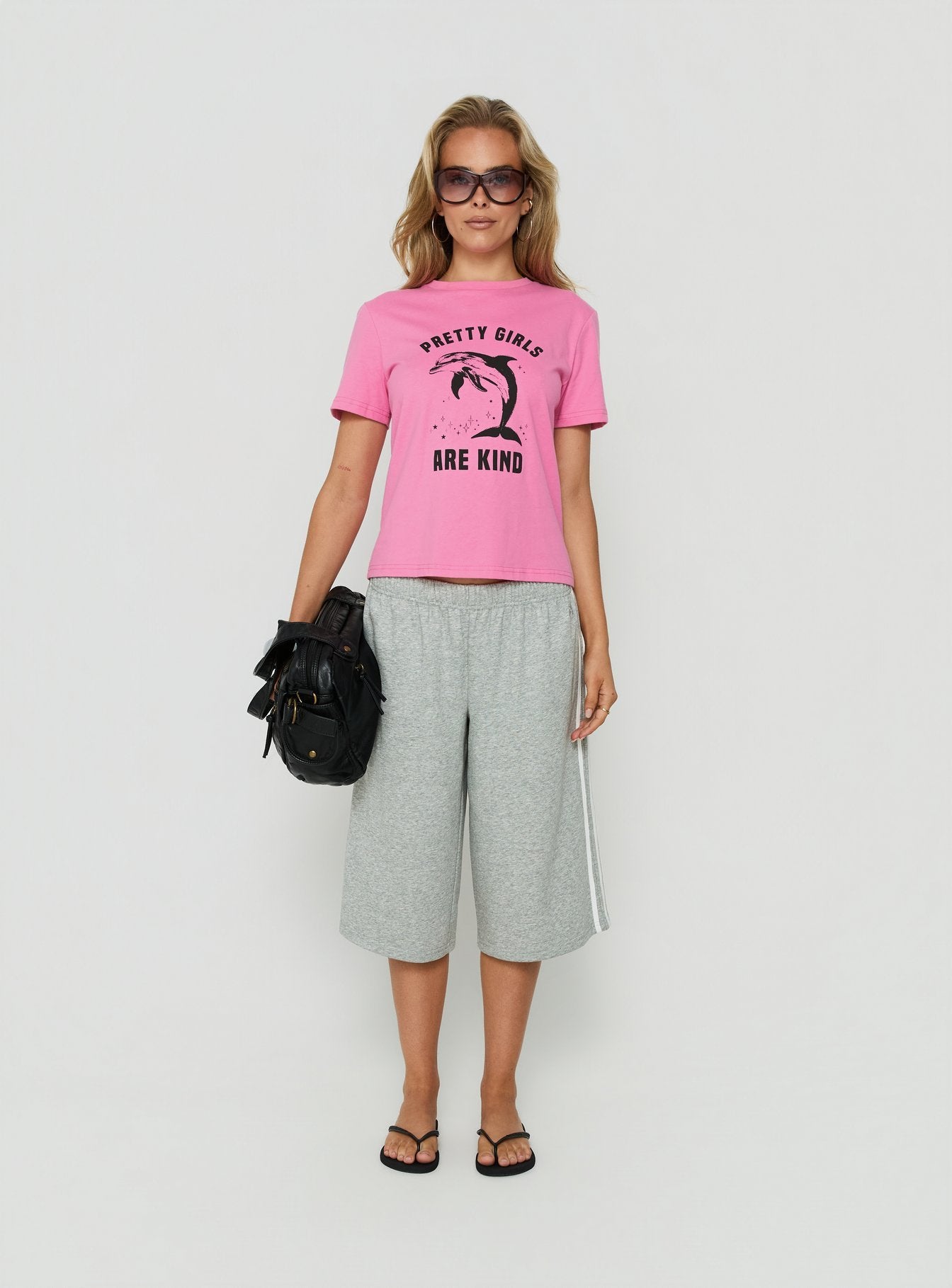 Pretty Girls Are Kind Graphic Tee Pink