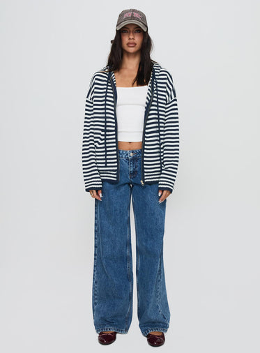 Brienna Zip Jacket Navy