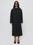 Night Shift Trench Coat Dark Grey