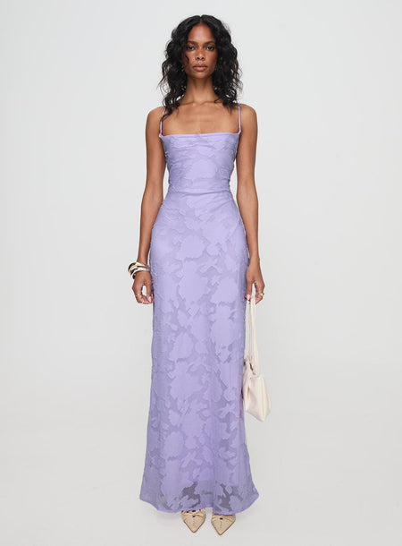 Purple popular Maxi Dress