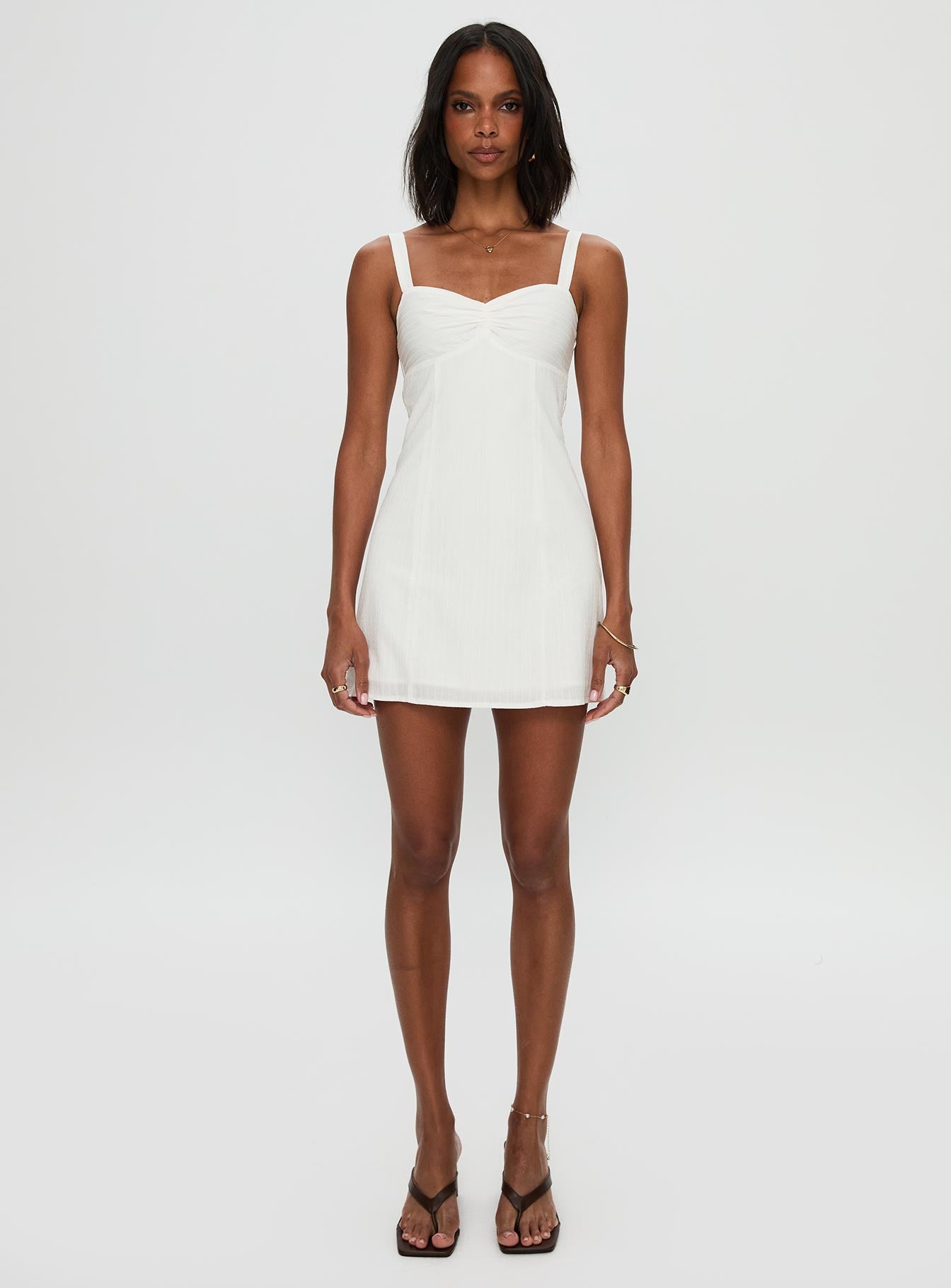 Summer Isles Mini Dress White | Princess Polly Summer Isles Mini Dress White | Princess Polly