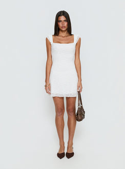Lanchester Mini Dress White