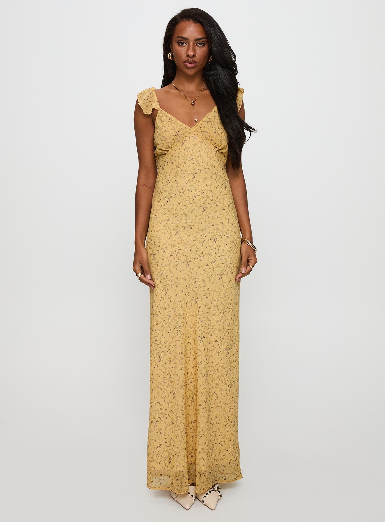 Dearlie Frill Maxi Dress | Multi | Womens | Princess Polly Dearlie Frill Maxi Dress | Multi | Womens | Princess Polly
