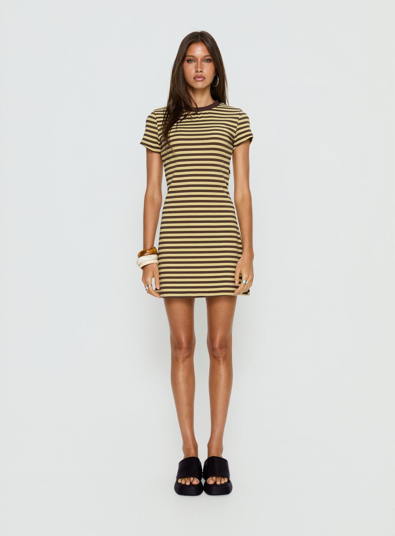 tight short striped dress Short striped dress