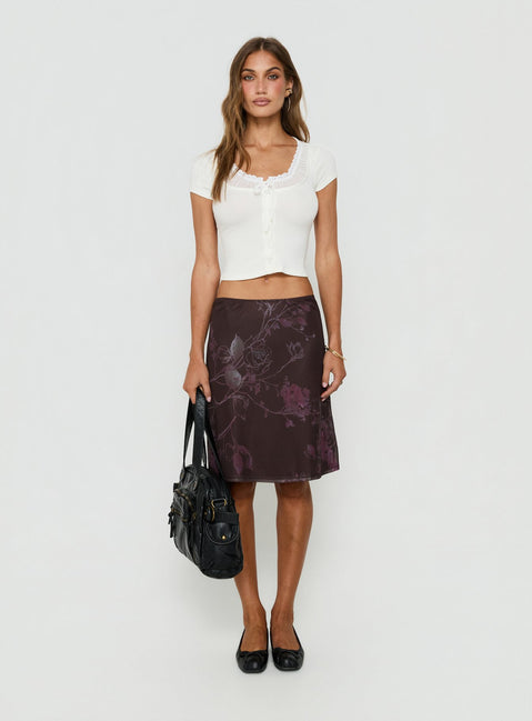 Kaliyah Layered Button Down Top Cream