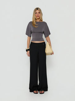 Cedars Low Rise Pant Black