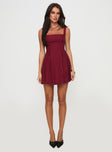 Xanthus Mini Dress Red