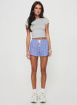 Shorts Elasticated waistband, drawstring fastening at waist, twin hip pockets Non-stretch material, unlined 