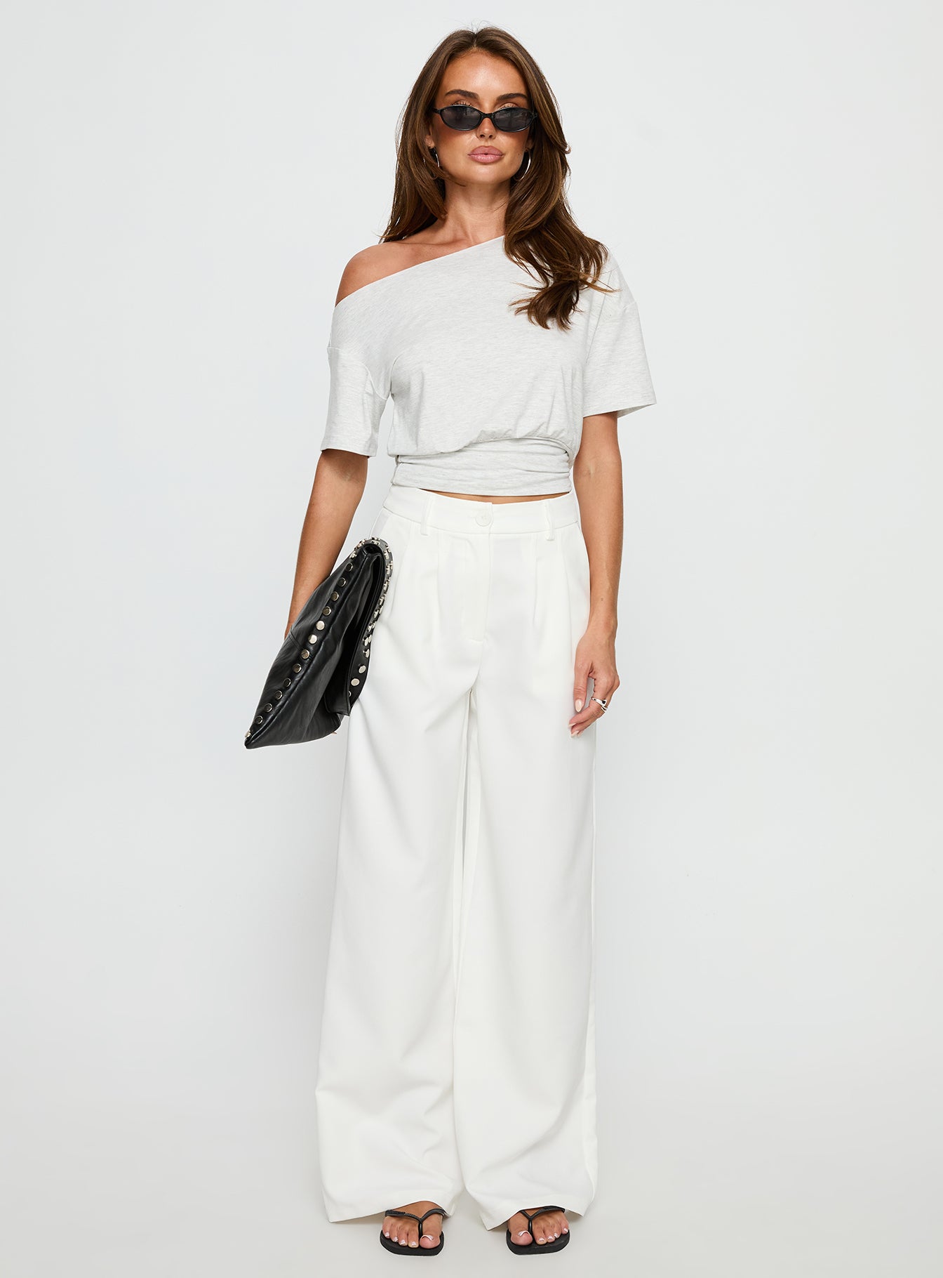 Archer Pants White Petite | Princess Polly Archer Pants White Petite | Princess Polly