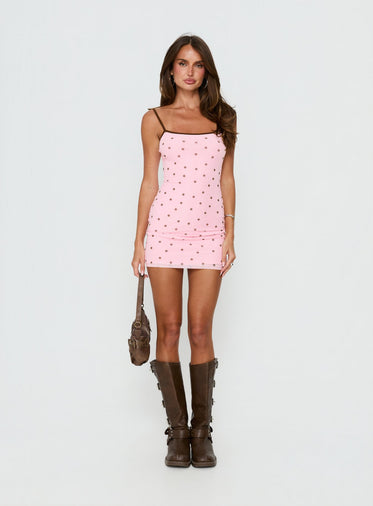 Pink Polka Dot Dresses