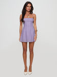 Melrose Nights Mini Dress Lilac