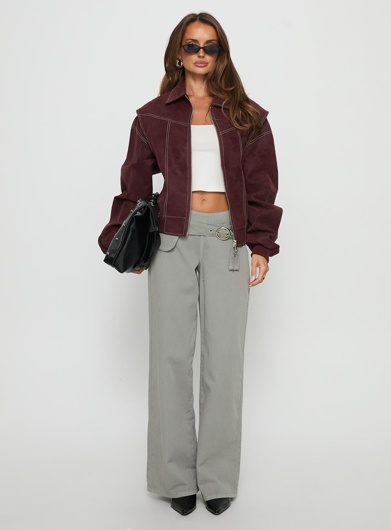 Vista Bomber Jacket Shiraz | Princess Polly